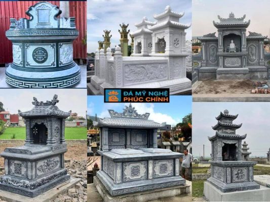 Những mẫu lăng mộ đá bền đẹp, chuẩn phong thủy nhất hiện nay