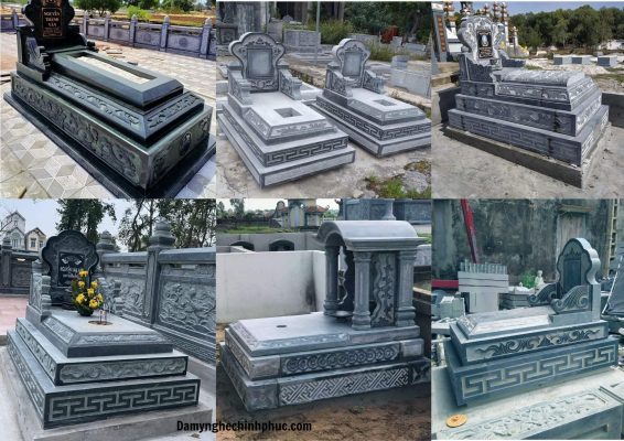 Tổng hợp mẫu mộ đá tam cấp đẹp nhất tại Đá Mỹ Nghệ Chính Phúc