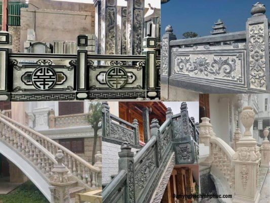 Các mẫu lan can đá tự nhiên đẹp được ưa chuộng hiện nay 