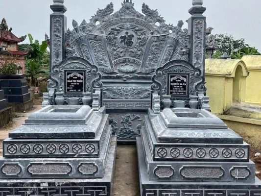 Các mẫu mộ đá đôi đẹp giá tốt, bán chạy nhất tại Damynghechinhphuc.com