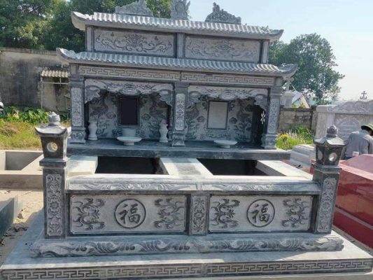 Địa chỉ thi công & báo giá mộ đá đôi đẹp uy tín nhất