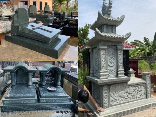 Đơn vị thi công mộ đá nguyên khối đẹp giá tốt nhất hiện nay