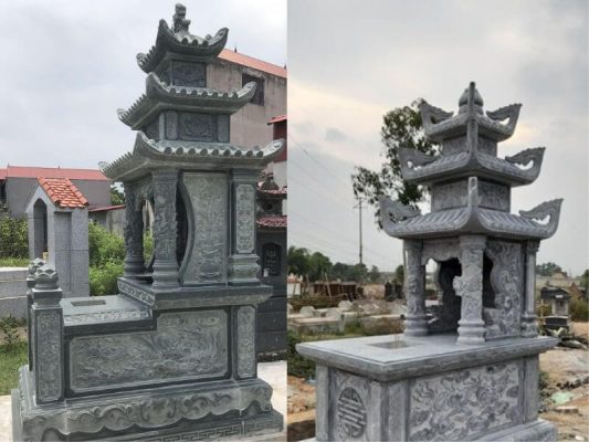 Kích thước của mộ đá tự nhiên chuẩn phong thủy