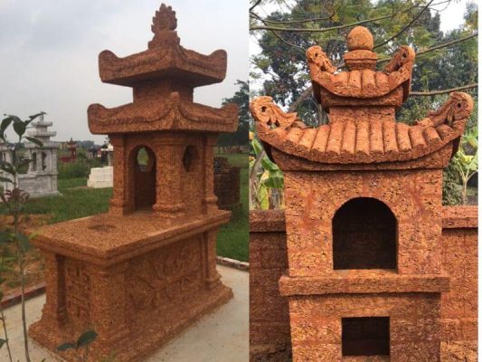 Tổng hợp một số mẫu mộ đá ong đẹp nhất tại Đá Mỹ Nghệ Chính Phúc