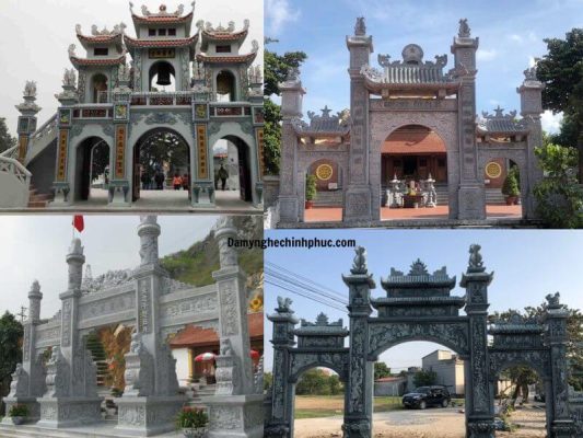 Top những mẫu cổng tam quan đá đẹp tự nhiên tại Damynghechinhphuc.com