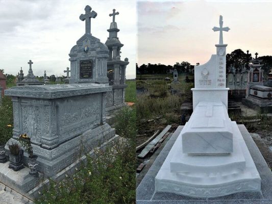 Top những mẫu mộ đá công giáo đẹp, chuẩn phong thủy nhất 2026