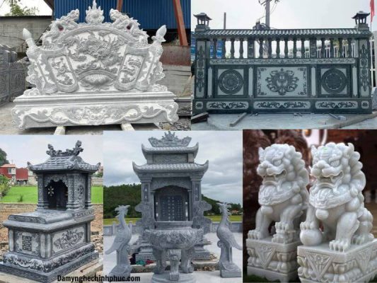 Top những sản phẩm đá mỹ nghệ được Damynghechinhphuc.com chế tác