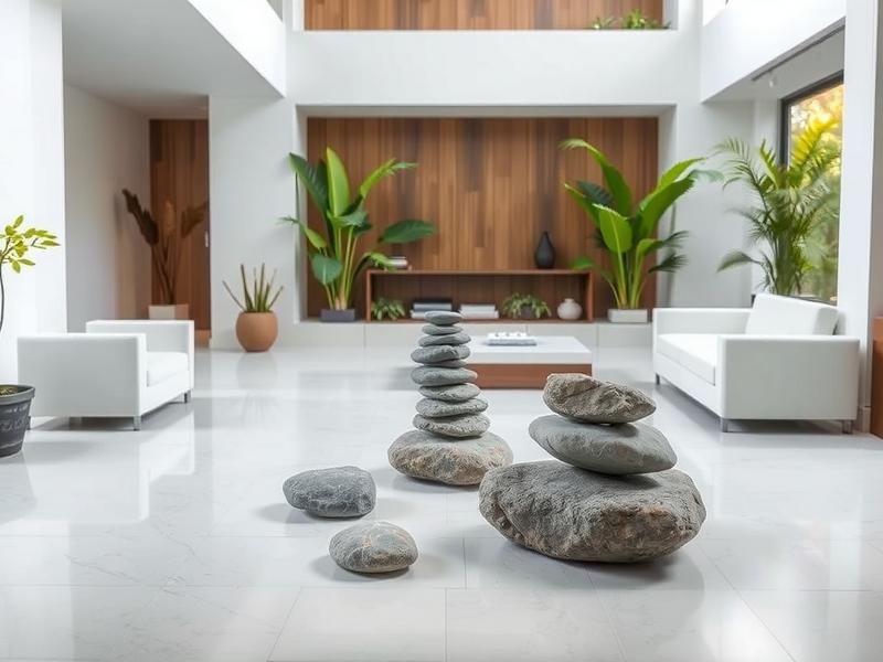 Cách bố trí đá trong không gian sống